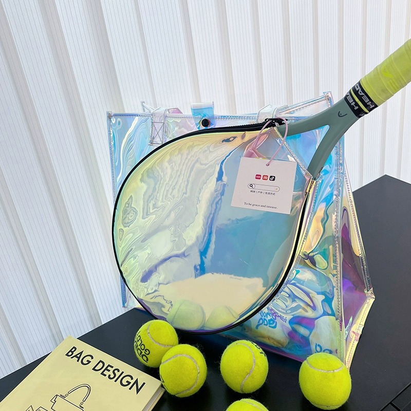 Bolsa de Tenis Colorida 2025 para Mujer, Bolso de Hombro, Bolsa de Raqueta Deportiva para Exteriores, Bolsa de Bádminton Ligera para Hombre image 4
