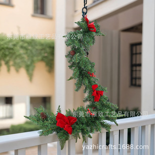 Christmas Decoration Rattan Store Decoration Supplies DIY Christmas Decoration Cross-Border Popular Pvc Manufacturer First-Hand Supply