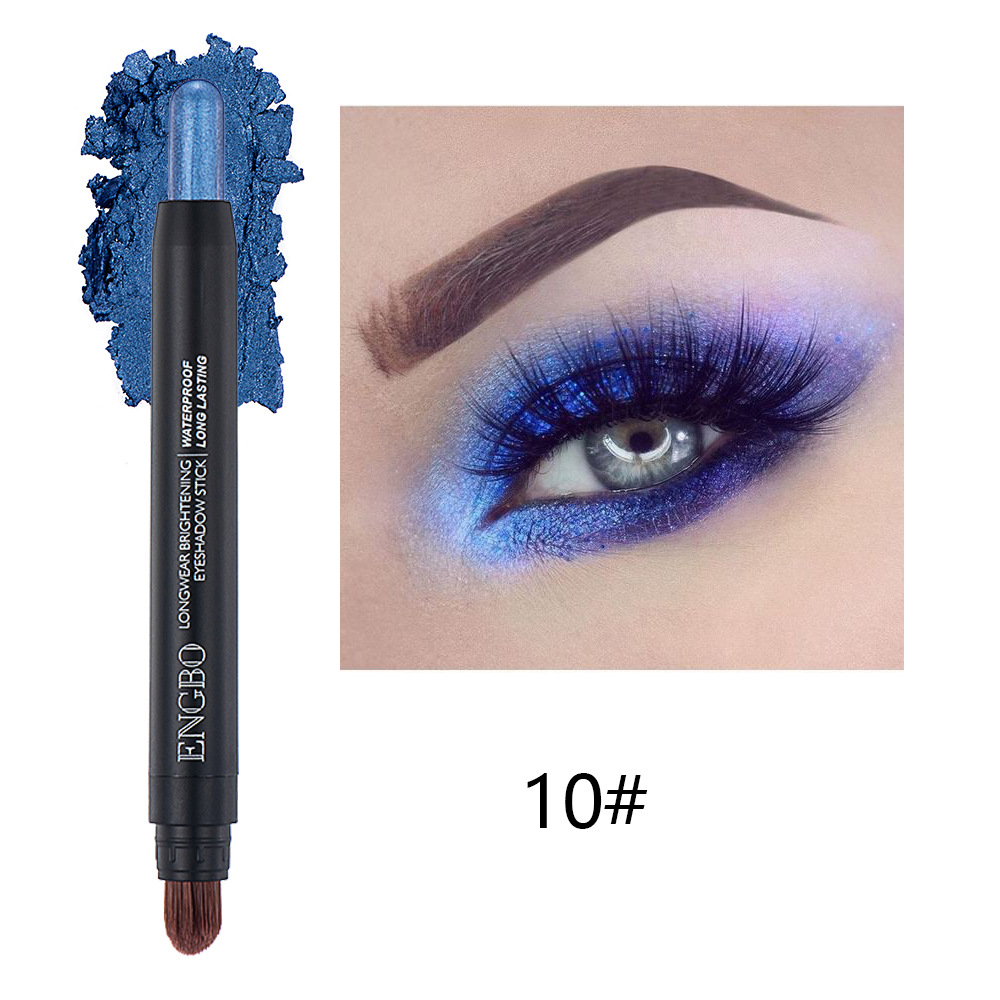 ENGBO Foreign Trade Double-tipped eyeshadow Pen Amazon Best-selling Eyeshadow Pen Set Long-lasting pearlescent Cross-border Eyeshadow undefined