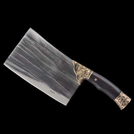 龙泉华影刀剑手工菜刀一件代发锻打菜刀超快锋利厨房用刀切肉刀