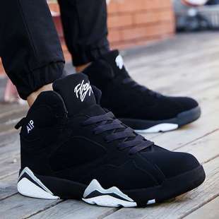 Spring Men's Shoes High-Top Men's Shoes Students 2025Aj Sports Basketball Shoes Couples High-Top New Trendy Sports Shoes