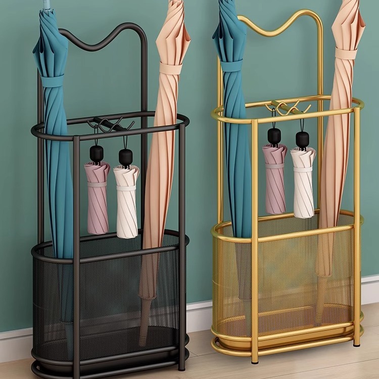 Umbrella storage rack modern simple home door umbrella bucket hotel lobby umbrella storage rack commercial umbrella rack
