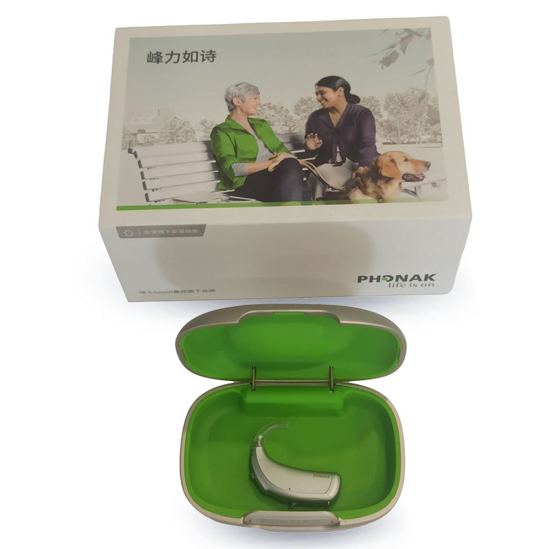 Suizo auriculares Peak Lift para personas mayores sordas, inalámbricas invisibles, baterías de reducción de ruido de alta potencia