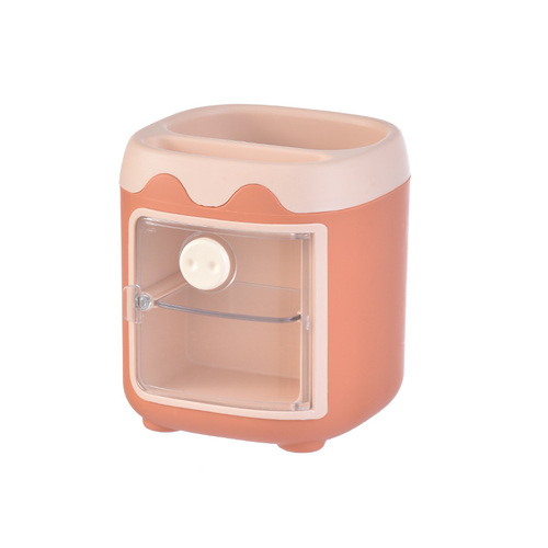 Creative Cute Piggy Pen Holder Girls and Children's Stationery Cartoon Stationery Box Multi-Function Storage Box Student Pen Holder