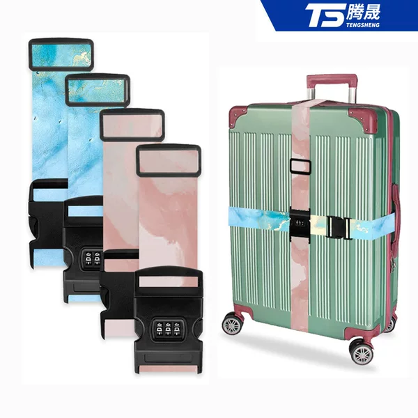 Suitcase Straps, Cross Straps, Securely Fixed Checked Travel Boxes, Protective Tightening Straps, Bundling Ropes