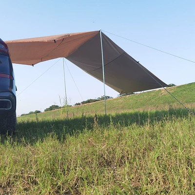 tail tent suv car side – Avtomobil yan çətirləri - khakis-300150cm