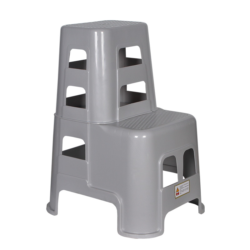 Multifunctional two -step ladder stool home ladder, high -low stool plastic high and low stool step -thicker car washing stool two -step stool