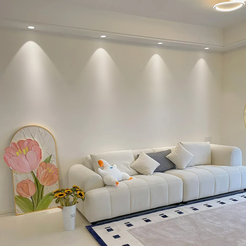 Gran vista jardín de protección de ojos de espectro completo lámpara de techo lámpara de lavado de pared de sala de estar doméstica led incrustado sin lámpara principal 406L image 3