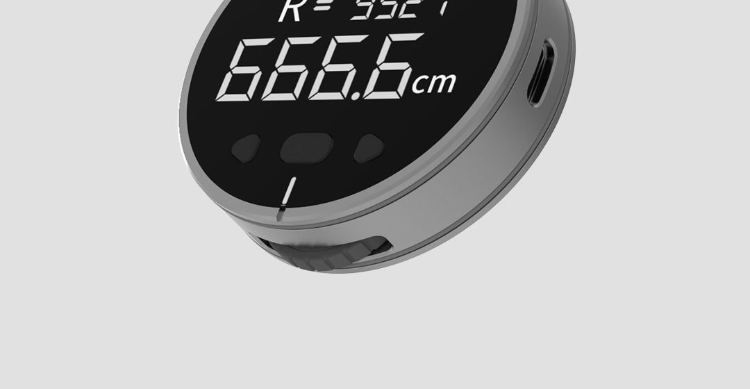 Duke Little Q Electronic Ruler Is a Convenient Digital Measuring Tool for Rolling Measurement of Straight and Curved Surfaces, Cylindrical and Irregular Surfaces, with Multifunctional Digital Display