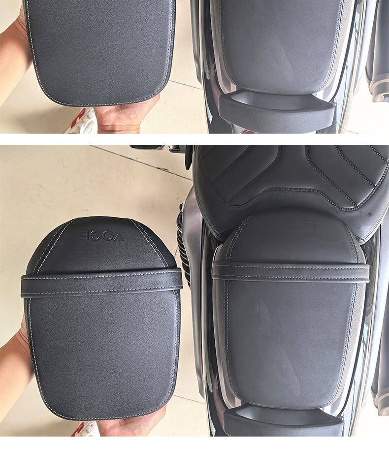 Suitable for Wuji Cu625 Modified Seat Cushion, Widened and Comfortable Seat Cushion, Splash-Proof, Non-Damaging Installation, Black Seat Cushion