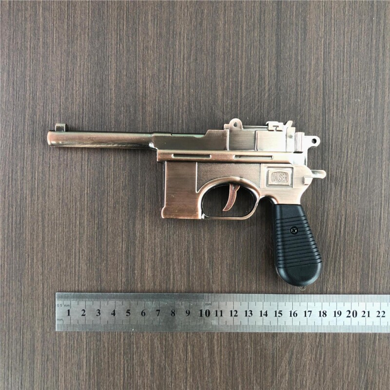 模擬合金モデルおもちゃレザーケースリボルバーは発射できず、音だけを聴くことができます子供時代のノスタルジックなおもちゃの銃卸売|undefined