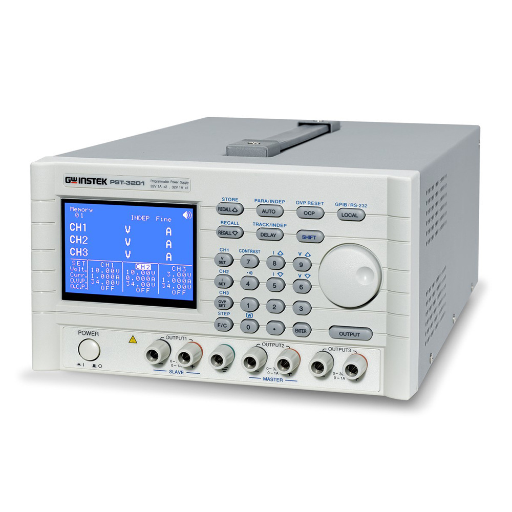 台湾PST-3202 可编程直流电源 PST-3201三路输出直流电源