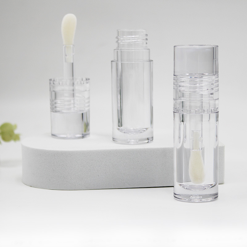 现货PETG6ml唇釉管唇彩空管化妆品包材透明分装瓶唇膏空管DIY