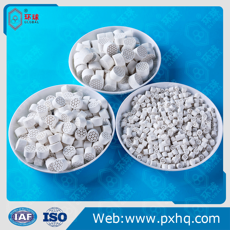 鸟巢网状支撑剂陶瓷填料  环鸟巢支撑剂