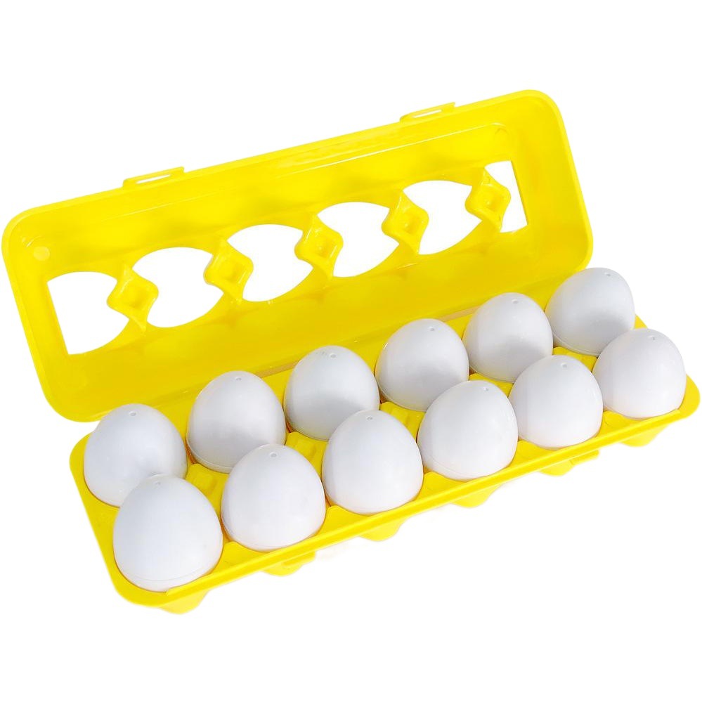 Huevo inteligente transfronterizo que coincide con el color de reconocimiento de huevo retorcido educación temprana educativa infantil montado caja de huevo de simulación de juguete