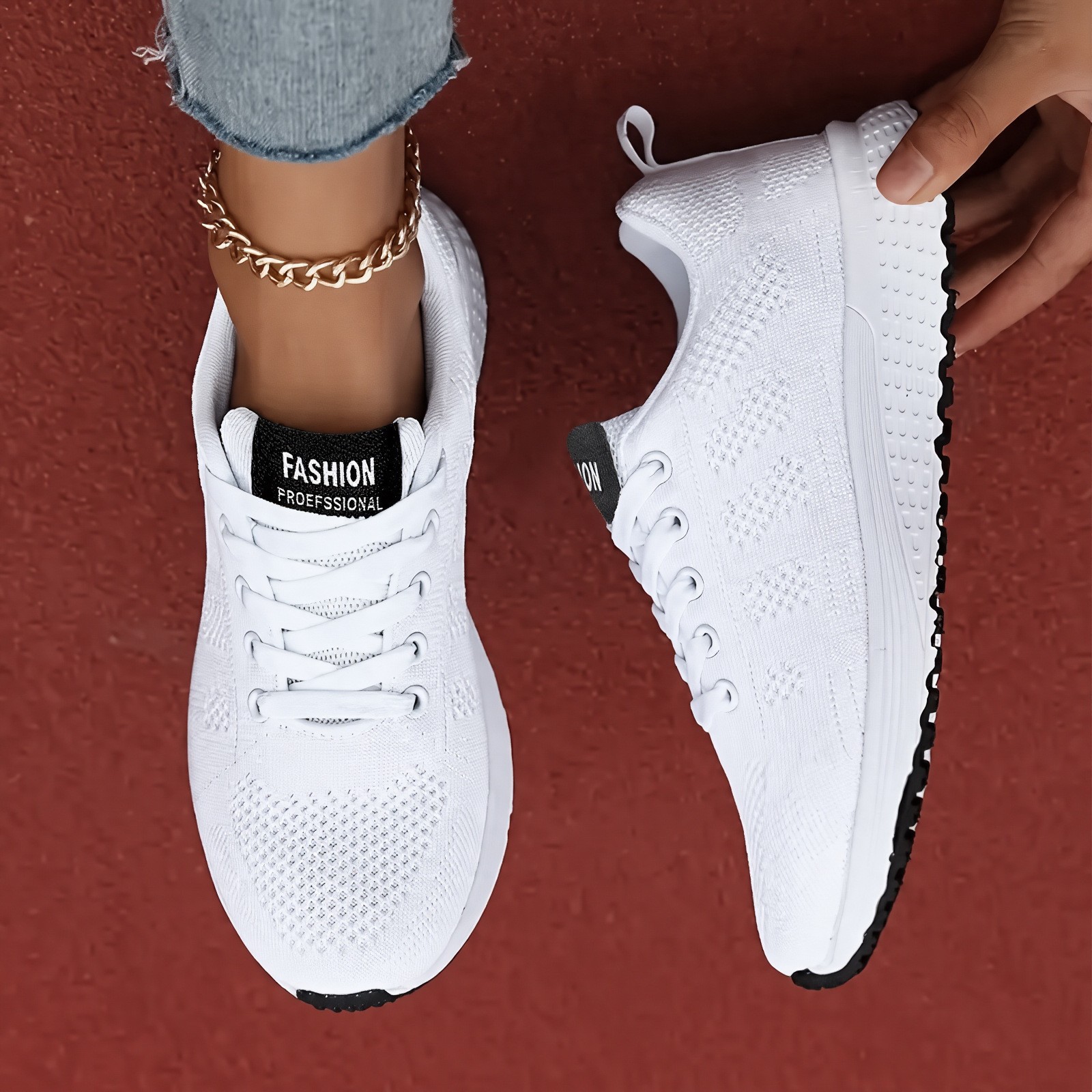 Zapatos mujer OEM procesamiento personalizado suela suave zapatos deportivos cómodos tendencia de moda zapatos casuales comercio exterior zapatos de mujer al por mayor