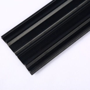 Zhengzhou Pvc Extrusion Processing Soft and Hard Co-Extruded Hinge Glass Strip Plastic Edge Strip Pvc Border Strip Card Slot