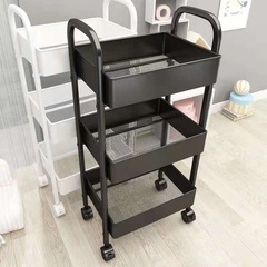 Trolley mobile storage rack floor-standing multi-layer home bedroom baby kitchen multi-functional storage rack wholesale