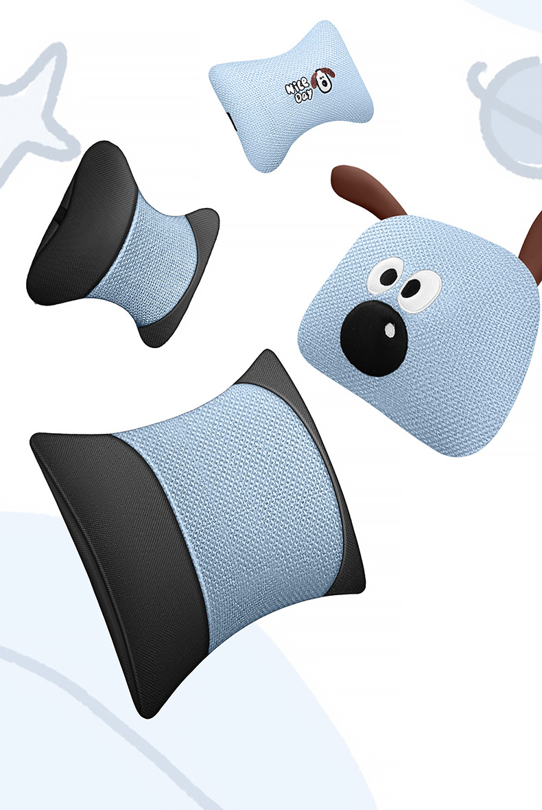 New car seat cushion four seasons universal linen fabric seat cover cartoon car special seat cover fully enclosed seat cover