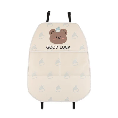 Qìchē – back storage bag car child Chair back anti-kick pad