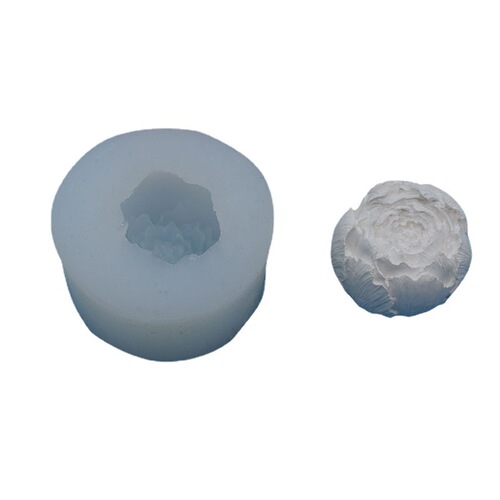 Korean-style DIY Homemade Rosebud Silicone Mold: Flower, Cold Soap, Candle, Aroma Wax, and Gypsum Cake Molds
