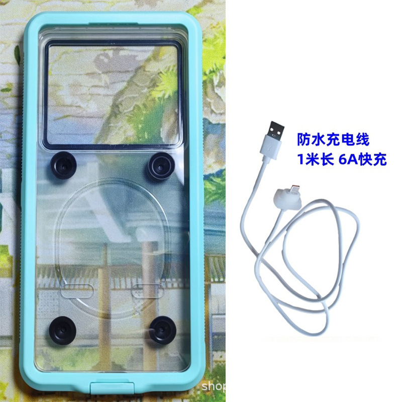 ダイビング用携帯電話ケースは、HuaweiとAppleの防水携帯電話ケースに適しており、水中で充電可能、防水、ナビゲーション、落下防止機能付きです。|undefined