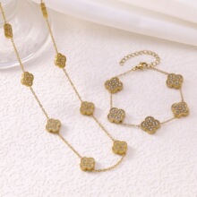 �羳�¿�˫��13mm����������廨��Ҷ���ʯ���� ʮ������18k��Ů