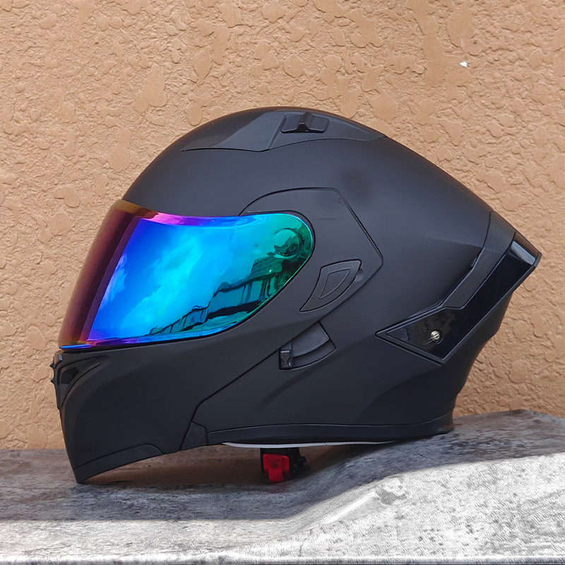 Orz nuevo casco de motocicleta casco para hombre casco para mujer locomotora casco completo Xia 3C certificado doble lente cuatro estaciones universal