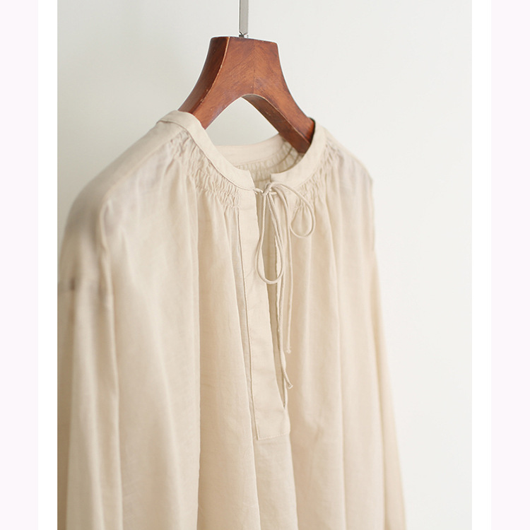 Pre sale of clothing records Manufactor Supplying Light and thin comfortable Cotton Clean and elegant Shirts blouses 2021 new pattern