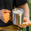 Stainless steel 304 Water cup fold portable Mountaineering Camp Camping Cup cross-border Source of goods factory wholesale