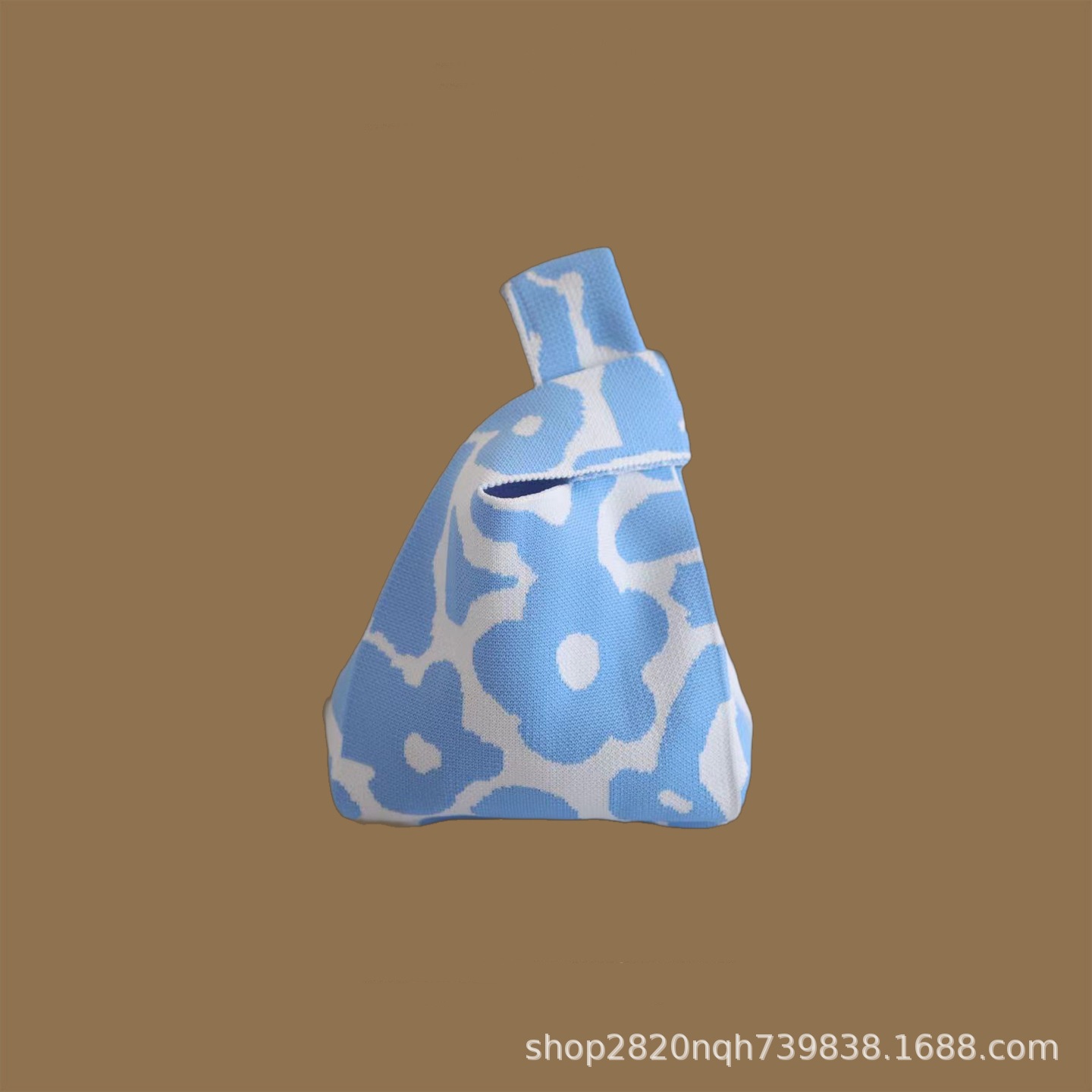 꽃이 가득한 핸드백 [블루]