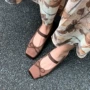 春秋法式芭蕾舞香槟色单鞋