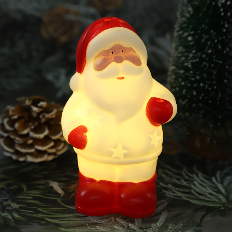 Creative Santa Claus glowing toy exquisite night light home decor piece trendy personality ambiance lamp small gift
