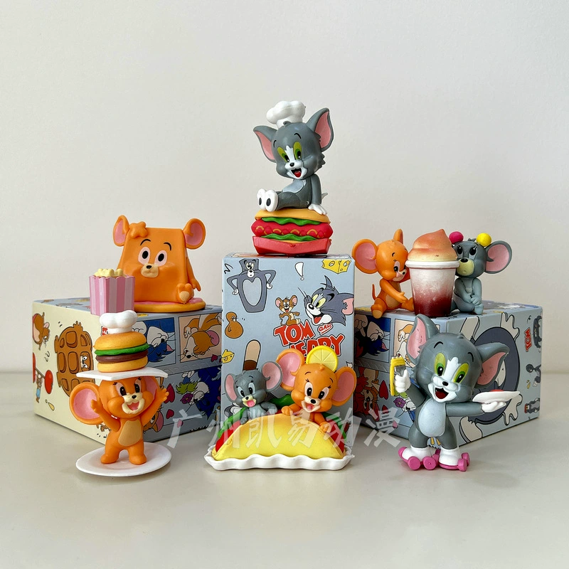 Милый минифигурка, кукла, новая коллекция, игра кошки и мыши, подарок на день рождения