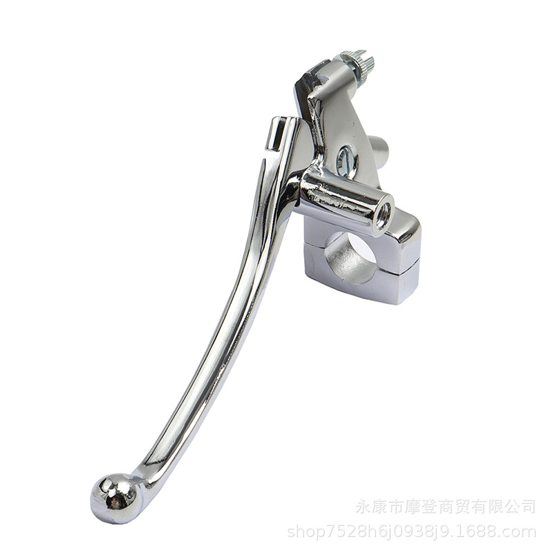 Motorcycle Accessories Electroplated 25mm Handlebar Hydraulic Brake Master Cylinder Brake Upper Pump Left and Right Set Big Turtle King 14mm