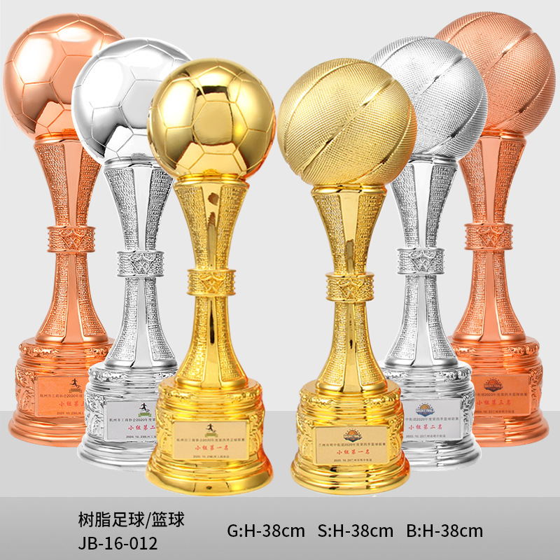 Deportes de resina trofeo creativo botas de oro Copa de fútbol trofeo árbitro guantes de portero trofeo de resina de madera