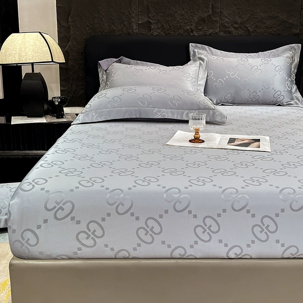 Rock-Jazz Gray Single Fitted Sheet