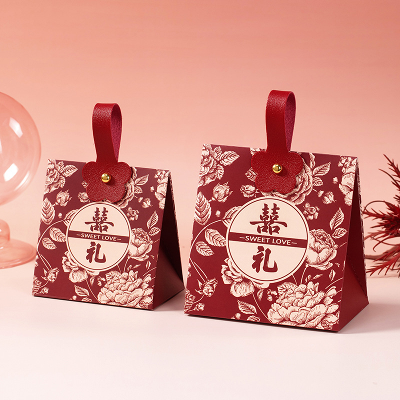 Happy gift + flower leather strips