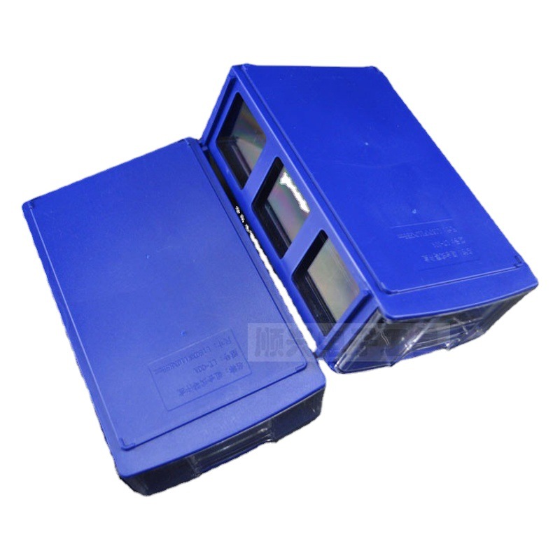 Caja de piezas de tipo cajón caja de piezas de bloques de construcción modulares caja de elemento caja de almacenamiento de herramientas caja de clasificación de tipo cajón