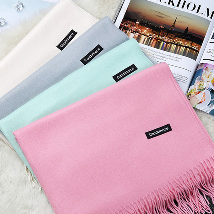 Bufanda gruesa unisex otoño-invierno de cachemira estilo japonés coreano