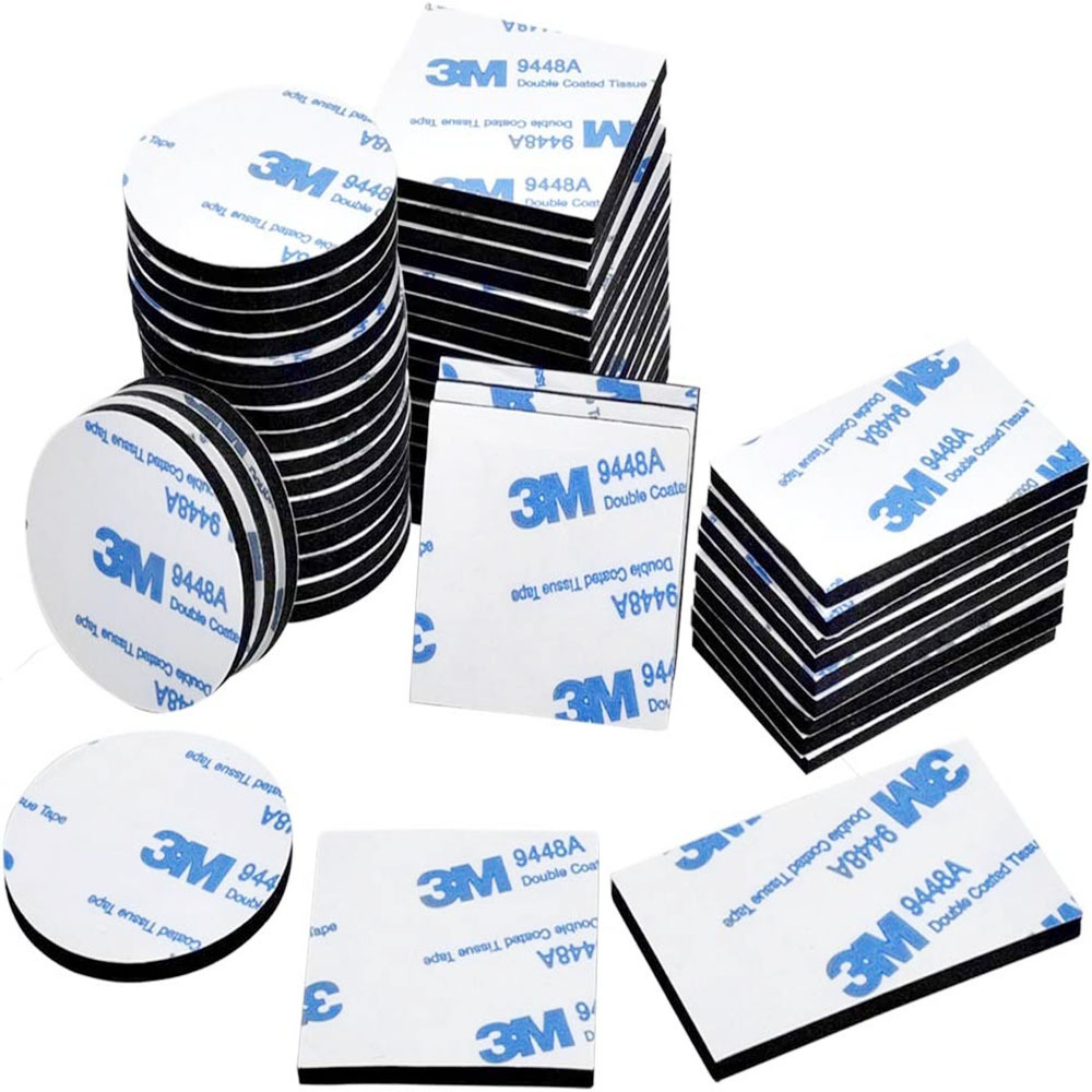 亚马逊3mm泡棉双面胶工艺品汽车摆件加厚强力海绵贴3mm胶贴片