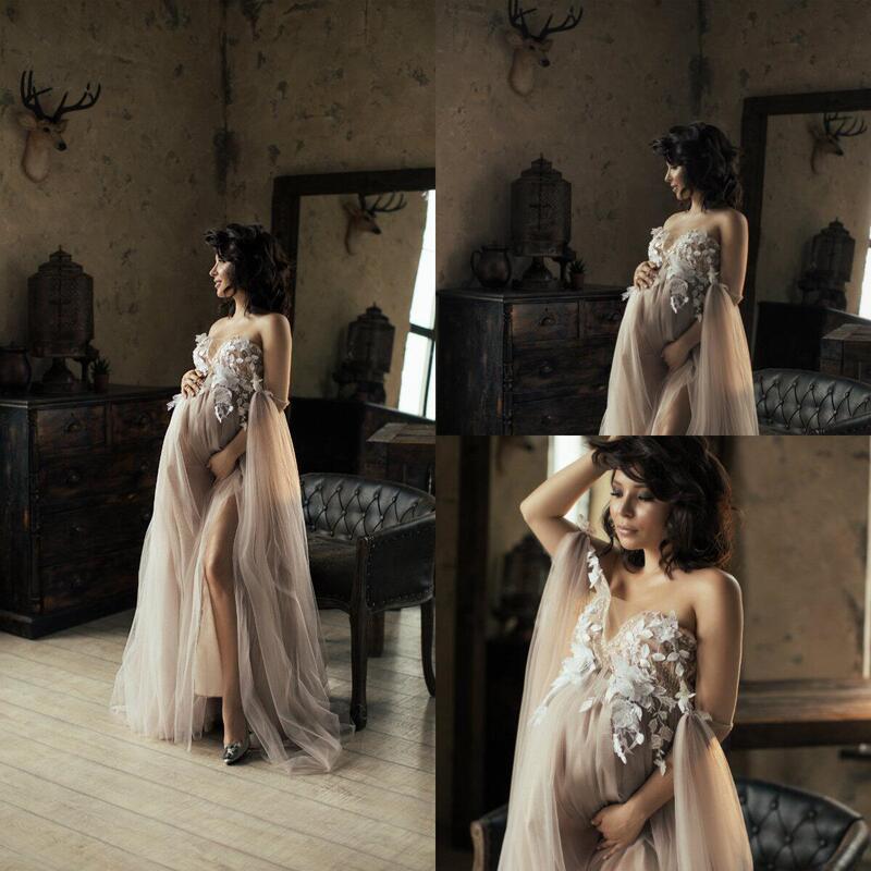 2025 cross-border foreign trade hot new pregnant women mesh dress photo dress deep V perspective multi-color can do 2025 cross-border foreign trade hot new pregnant women mesh dress photo dress deep V perspective multi-color can do