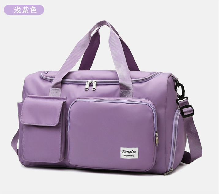 Bolsa de fitness portátil de gran capacidad transfronteriza hombro almacén de zapatos independiente bolsa de viaje de yoga bolsa de deporte de viaje de corta distancia al por mayor