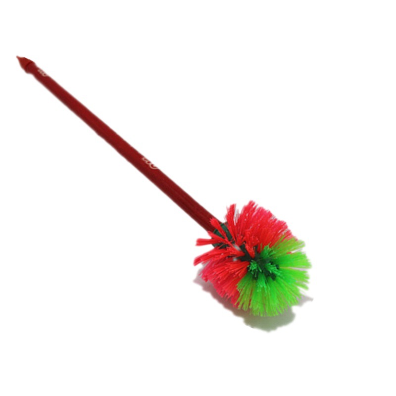 Cepillo de inodoro de cabeza redonda cepillo de inodoro cepillo de limpieza urinario cepillo de madera mango largo aseo cepillo de aseo cepillo cuadrado