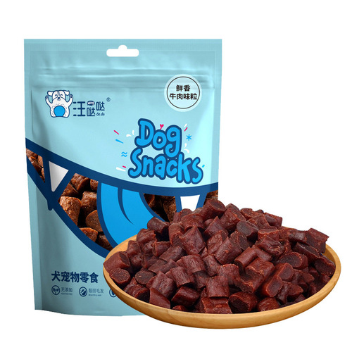 Fresh and delicious chicken and beef strips 400g dog snack chew sticks teeth cleaning bones reward interactive pet snacks wholesale