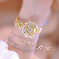BS New Hot Selling Factory Direct Foreign Trade Vintage Light Luxury Jewelry Wheat Strap Watch for Women FA1753 Wheat
