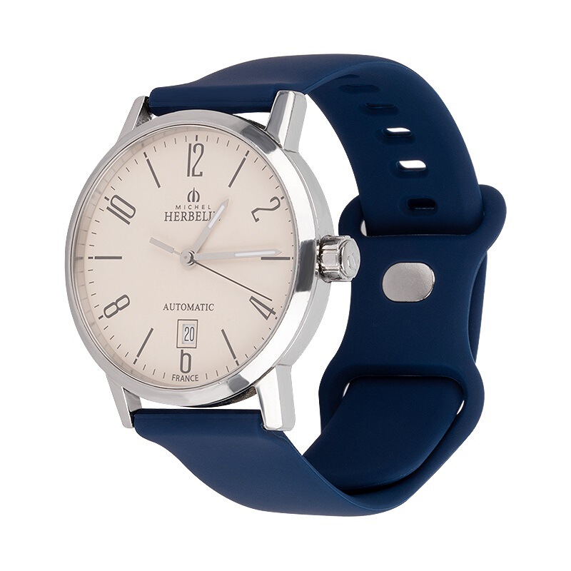 For Samsung Galle watch4 45/46mm eight buckle silicone strap 20/22mm Japanese buckle strap