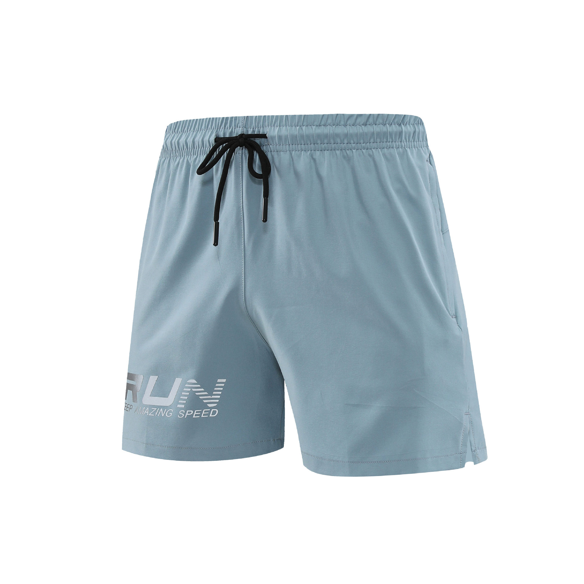 Pantalones cortos deportivos de pista y campo para hombres pantalones de maratón profesional de tres puntos con estampado reflectante pantalones de entrenamiento deportivo