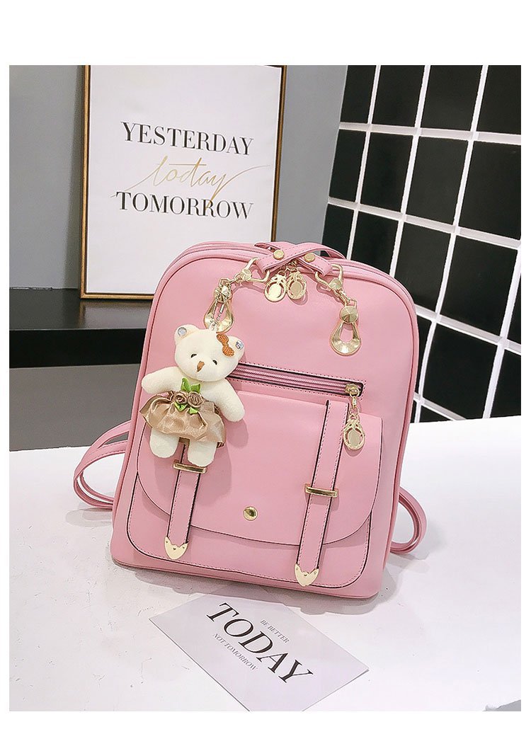 New style backpacks for women, fresh and cute student fashion and casual Korean-style women's bags, cross-border one-piece shipping worldwide undefined
