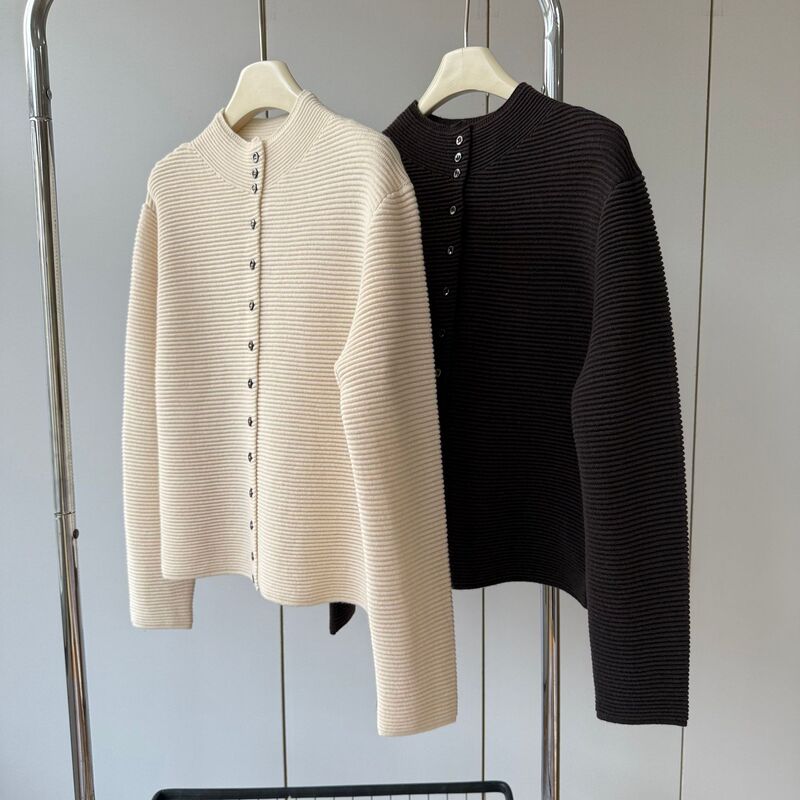 100 Pure New Wool Valley Ripple Weave! Half Turtleneck Soft, Comfortable, Thick, Warm and Loose Long-Sleeved Sweater for Women Winter